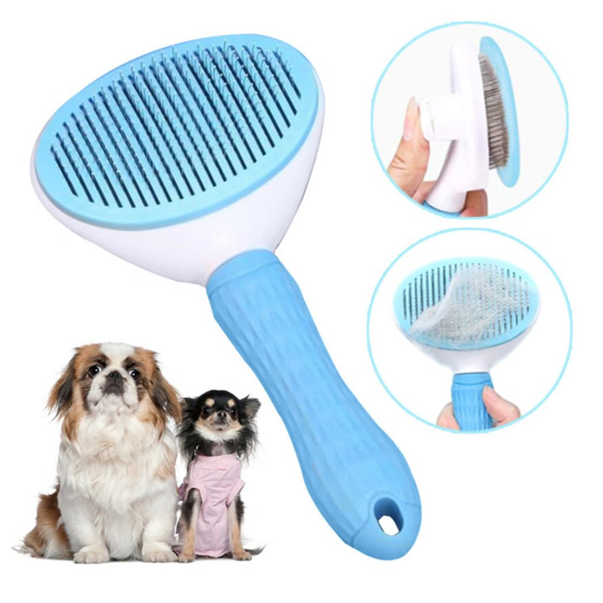 Cepillo Con Boton Para Remover El Pelo