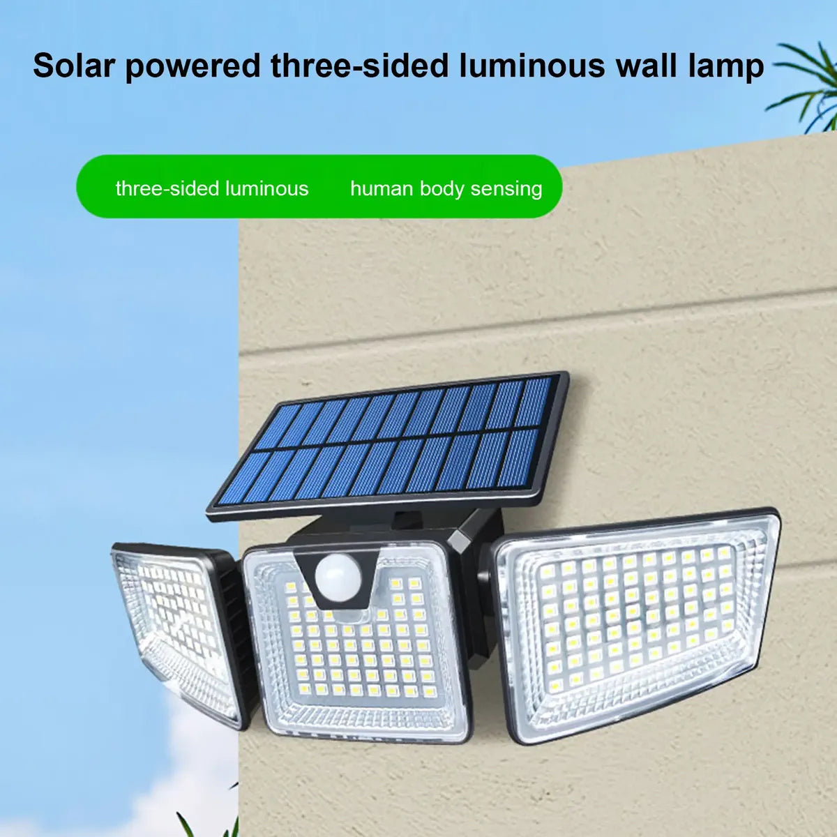 Reflector Con Panel Solar X3