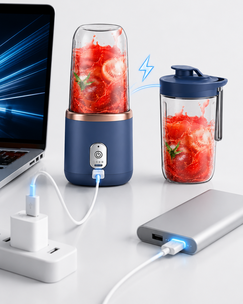 Licuadora Doble Vaso Portatil