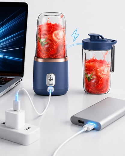 Licuadora Doble Vaso Portatil