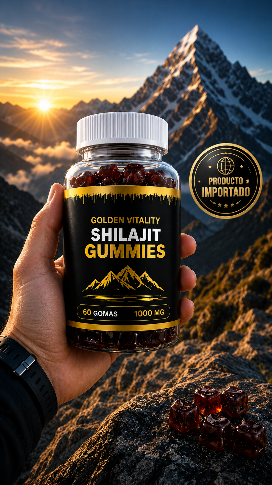 Shilajit Vital Gummies - Energía Ancestral en Cada Bocado
